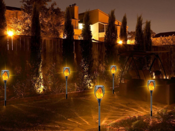 6-Pack Sanjicha Super Larger Size Solar Flame Torch $47.59 Shipped Free (Reg. $79.99) | $7.93 each torch! – FAB Ratings!