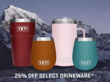 YETI | 25% Off Tumblers + Free Shipping
