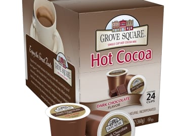 24 Pack Grove Square Hot Cocoa Pods, Dark Chocolate as low as $9.34 Shipped Free (Reg. $11) – 3K+ FAB Ratings! $0.39 / Pod