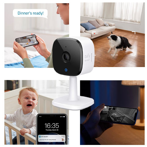 eufy 2K Security Indoor Camera $34 Shipped Free (Reg. $40) – FAB Ratings!