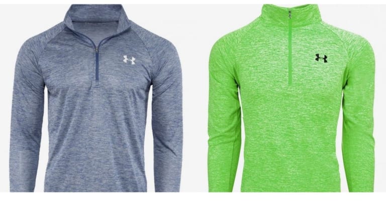 Under Armour Men’s UA Tech 1/2 Zip Pullover for $20