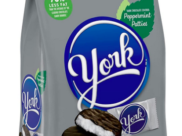 YORK Dark Chocolate Peppermint Patties Candy, Bulk Party Bag only $7.64 shipped!