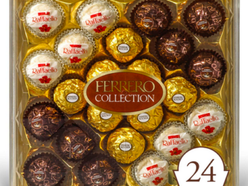 Ferrero Rocher Fine Hazelnut Chocolates, 24 Count only $7.49 shipped!