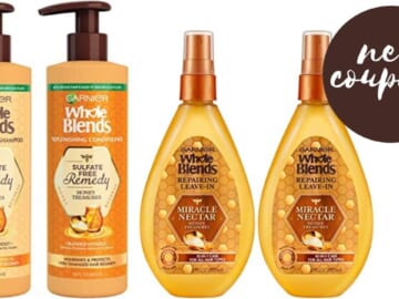 New Garnier Coupons | Get Select Whole Blends Haircare for $1.50