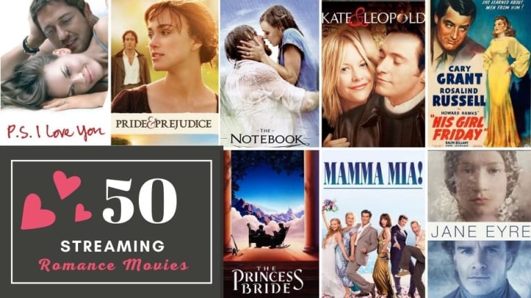 Top 50 Streaming Romance Movies