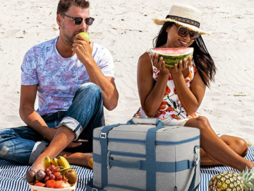 48-Can Insulated Soft Cooler Large Collapsible Cooler Bag $14.99 After Code (Reg. $29.99) + Free Shipping