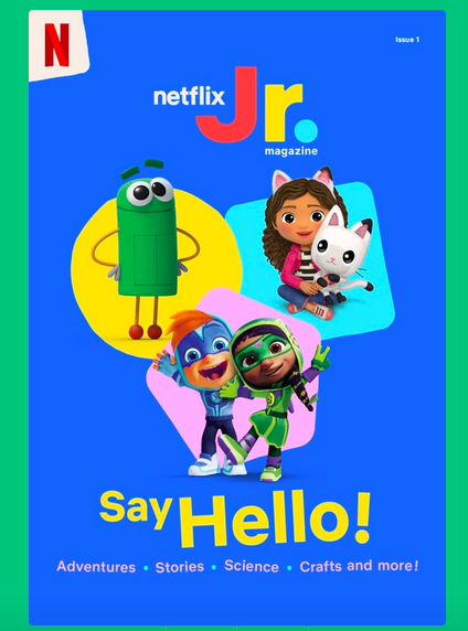 Free Netflix Jr. Pre-School Print Magazine!