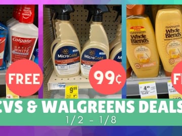 Video: Top CVS & Walgreens Deals 1/2-1/8
