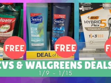 Video: Top CVS & Walgreens Deals 1/9-1/15