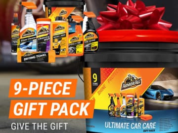 9-Piece Armor All Complete Car Care Bucket $19.88 (Reg. $37.71) | Ideal Gift for Any Car Lover!