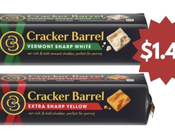 $1.49 Cracker Barrel Cheese | Kroger Mega Deal