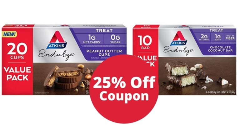 Atkins Endulge Chocolate Coconut Treat 10Pk. for $8.82