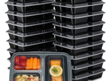 Today Only! 20 Pack Meal Prep 32oz Containers w/ Lids $18.69 (Reg. $30) – 19.9K+ FAB Ratings! | 93¢/Container