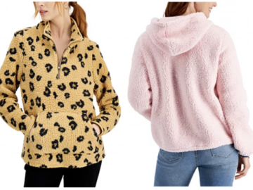 Women’s Style & Co Sherpa Hoodies and Tops for just $12.93! (Reg. $49.50!)