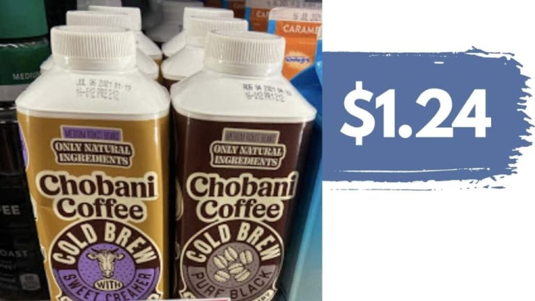 $1.24 Chobani Cold Brew Coffee with a New Coupon