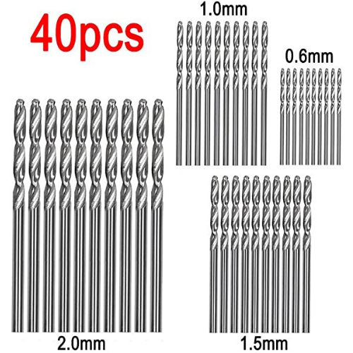 40-Pc Titanium Coated High Speed Steel Drill Bit Set $3 After Code (Reg. $29.99) + Free Shipping