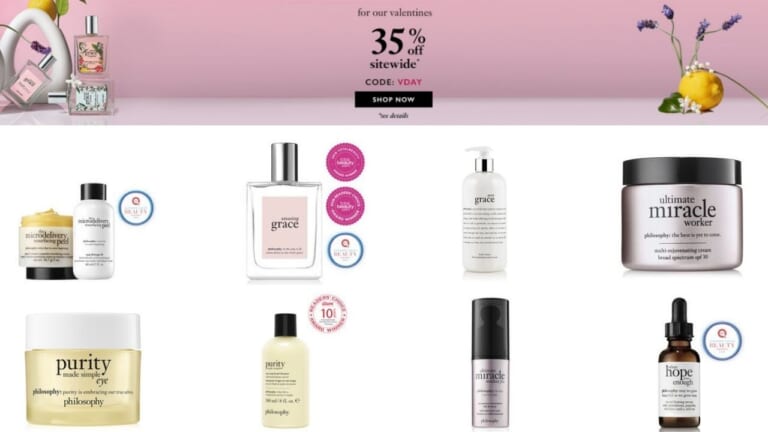 Philosophy | 35% Off Valentine’s Day Sale