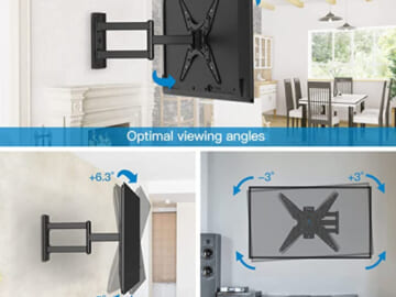 Save Space with this FAB TV Wall Mount, Just $14.84 (TV’s 26-55″)