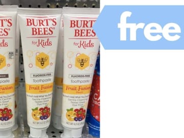 FREE Burt’s Bees Toothpaste for Kids | Publix Deal Ends Tomorrow