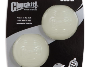 ChuckIt! Max Glow Fetch Ball, 2-Pack just $4.98 shipped!