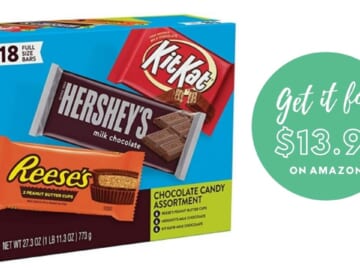 18 Full Size Chocolate Bars For Only $13.91