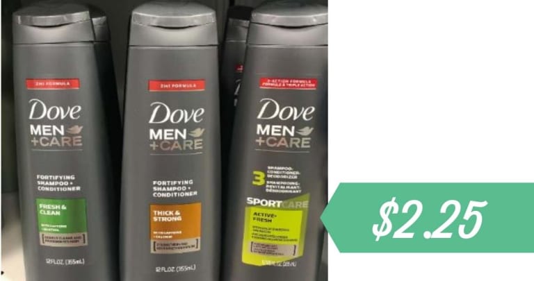 $2.25 Dove Men+Care Body Wash | Walgreens Deal