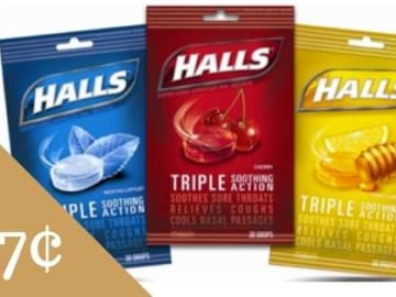 87¢ Halls Cough Drops at CVS