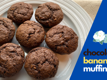 After-School Snack Recipe: Chocolate Banana Muffins