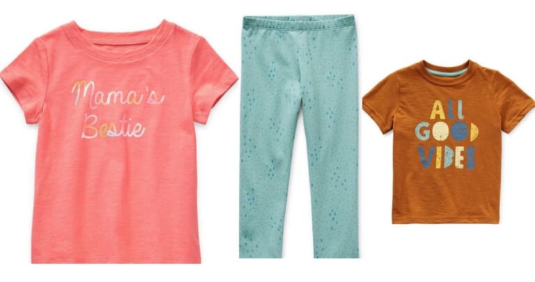 Okie Dokie Kids Tops & Leggings for $4.99