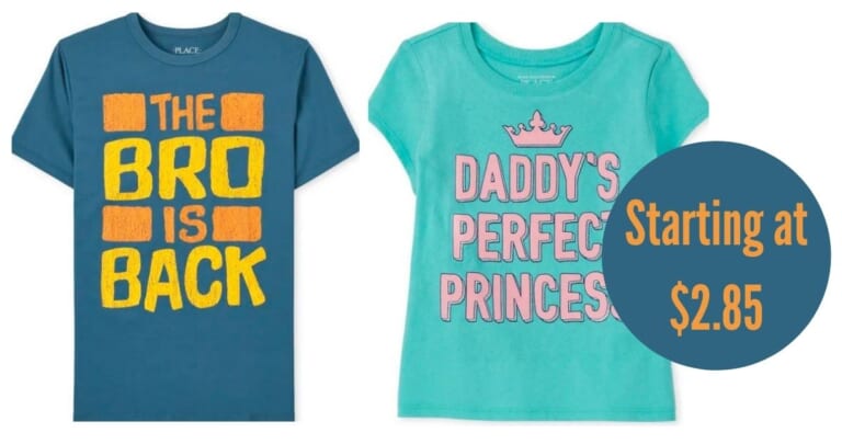 The Children’s Place | Kids Tees for $2.85 Shipped