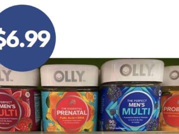 Get Olly Vitamins for $6.99 at Harris Teeter