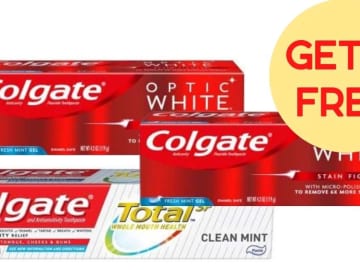 3 Tubes of FREE Colgate Toothpaste at Walgreens
