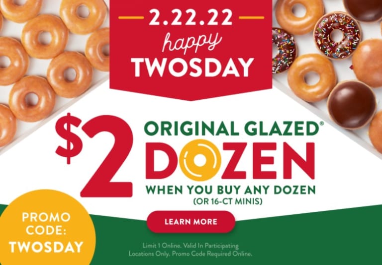 Krispy Kreme | Buy A Dozen Donuts, Get Another Dozen For $2