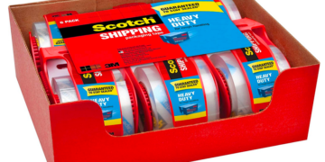Scotch Heavy Duty Packaging Tape, 6 Rolls only $9.99 shipped!