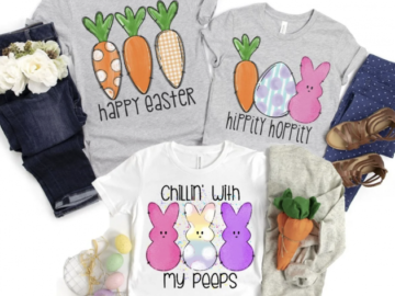 Cute Happy Easter Tees for just $17.99 shipped!
