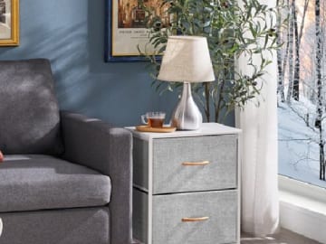 Create Easy Stylish Storage at Home with this Must Have 2 Drawer Fabric Storage Organizer, Just $37.99 + Free Shipping!