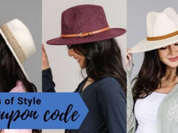 wide brim hat coupon code