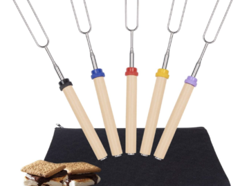 Set of 5 Marshmallow Roasting Skewers for just $5.99!