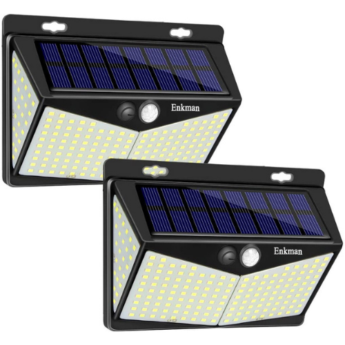 2-Pack Solar Outdoor 208 LED Wireless Motion Sensor Lights $17.99 After Code (Reg. $26.99) + Free Shipping – FAB Ratings! 3,200+ 4.3/5 Stars!| $9 each! – 3 Motion Sensor Modes