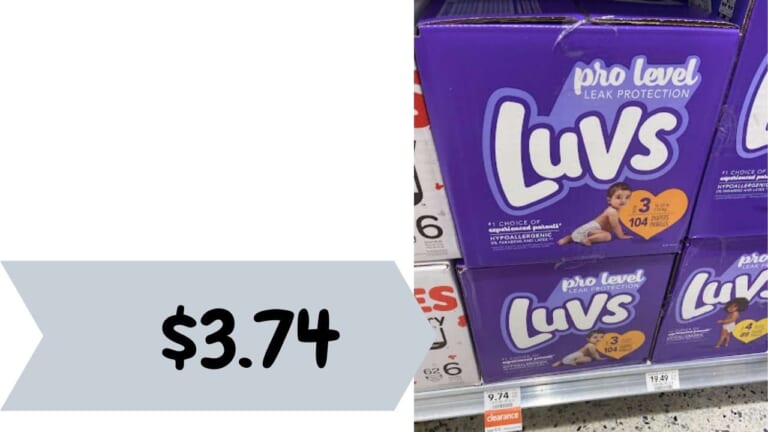 $3.74 Luvs 104-ct Diapers | Publix Clearance Stacking Deal