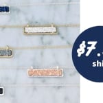 Stone Bar Necklaces for $7.99 Shipped