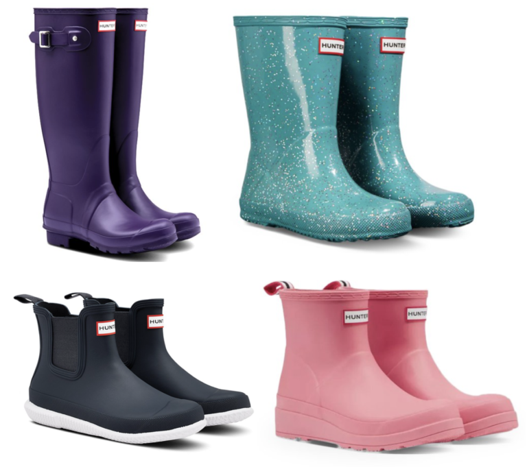RARE Savings on Hunter Boots for the whole family!