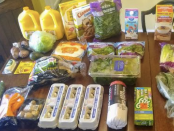 Brigette’s $95 Grocery Shopping Trip and Weekly Menu Plan for 6