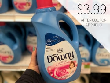 Big Bottles Of Downy Fabric Softener Only $7.99 At Publix (Regular Price $12.99)