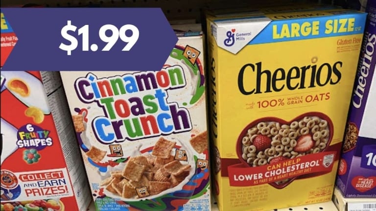 $1.99 Large Size General Mills Cereal | Kroger Mega Deal