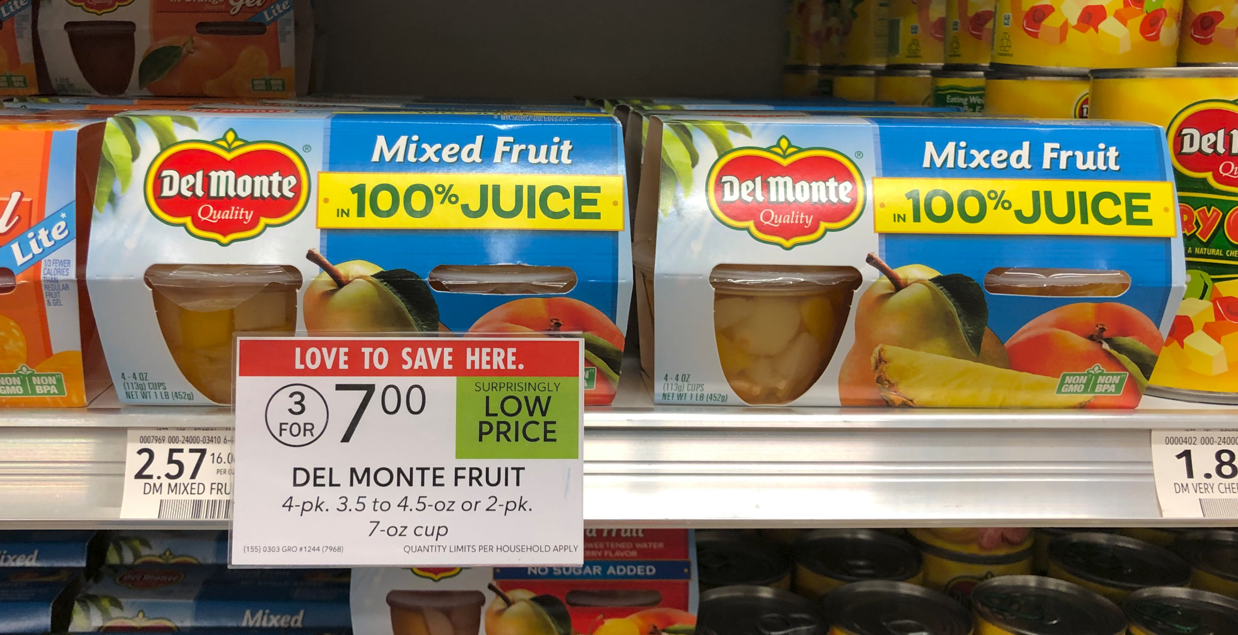 Del Monte Fruit & Oats, Fruit & Chia or Fruit Rrefreshers Just $1.83 Per Pack At Publix on I Heart Publix 1