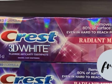 FREE Crest 3D White Toothpaste | Kroger Mega Deal