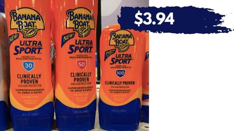 Stock Up on Sunscreen : $3.94 Banana Boat at Target