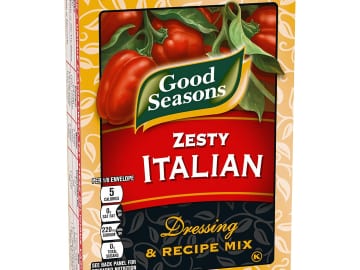 4 Packets Good Seasons Zesty Italian Dressing & Recipe Seasoning Mix as low as $4.02 Shipped Free (Reg. $10) – 3K+ FAB Ratings! $1 each