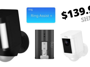 Ring Spotlight Security Camera Bundle for $139.99 Shipped